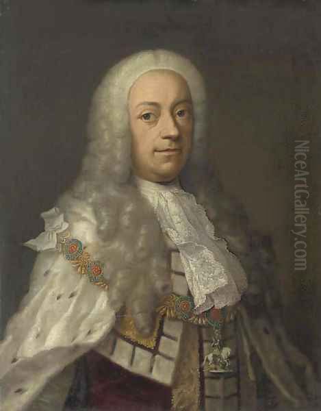 Portrait of King George II - view 1