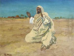 Modlacy Sie Arab by Iwan Trusz