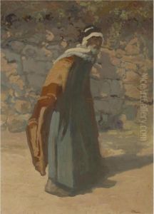 Man In A Turban by Iwan Trusz