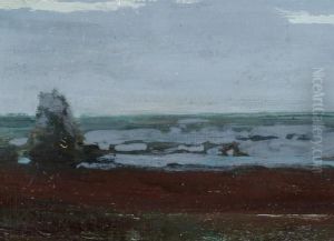 Nachtlandschaft by Iwan Trusz