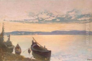 Sunset Over The Bay by Iwan Trusz