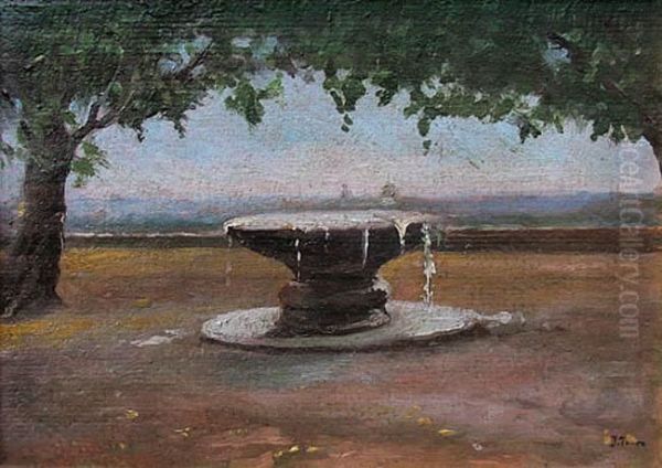 Pejzaz Z Fontanna - view 1