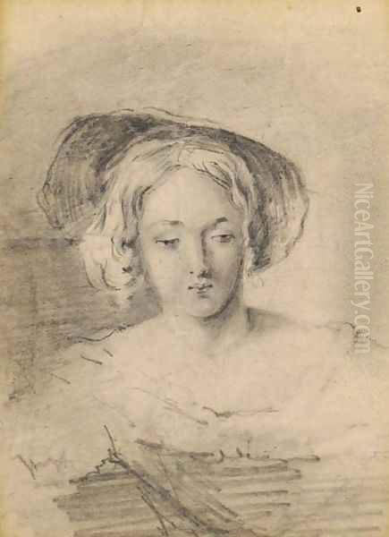 Femme au chapeau - view 1