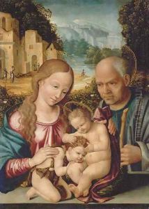The Holy Family with the Infant Saint John the Baptist by Italo-Spanish School
