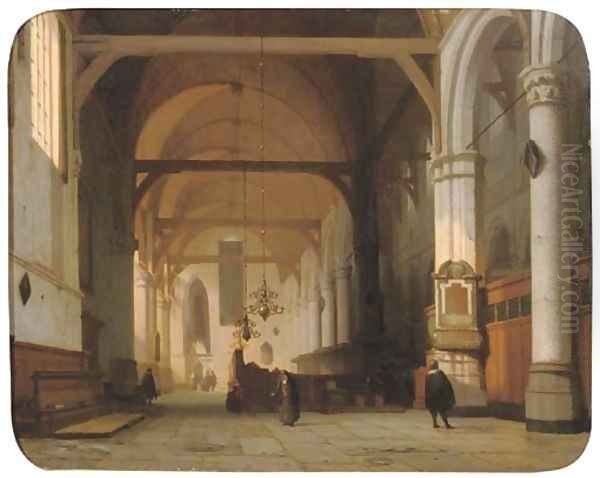 A sunlit church interior - view 1