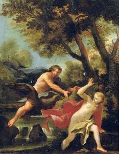 Jupiter and Antiope by Johann Spillenberger