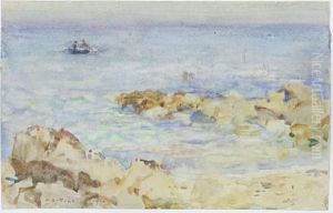 Rowing Off The Coast by Henry Scott Tuke