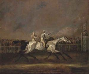 Match for 500 Guineas between Mr Heathcote's Symmetry and Sir C. Bunbury's Sorcerer, 1800 Match for 500 Guineas between Mr Heathcote's Symmetry and Sir C. Bunbury's Sorcerer, 1800
