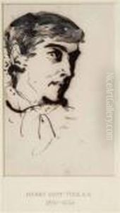 Head And Shoulders Study Of A Young Man Head And Shoulders Study Of A Young Man