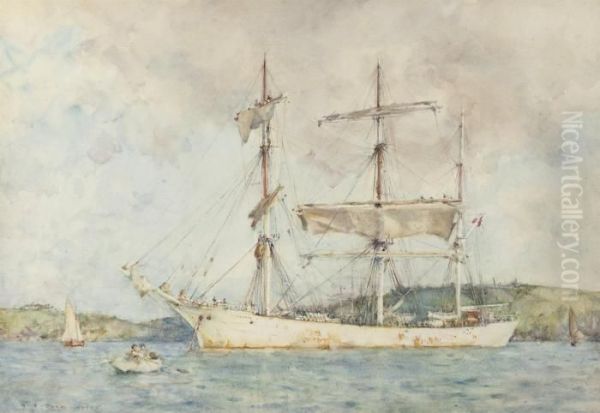 A Windjammer At Anchor - view 1
