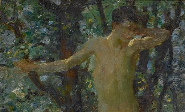 Half Length Study Of A Boy - view 1