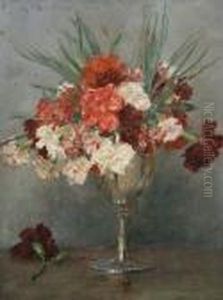Carnations - A Study by Henry Scott Tuke