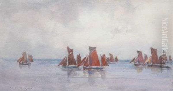 The Falmouth Oyster Fleet. - view 1