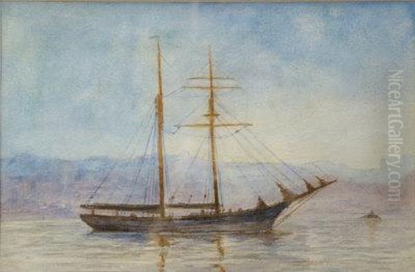 Boat At Anchor. - view 1