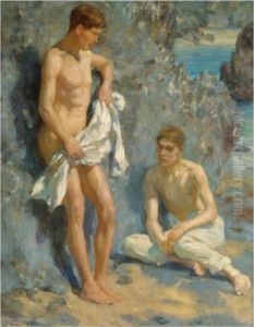 After The Bathe by Henry Scott Tuke