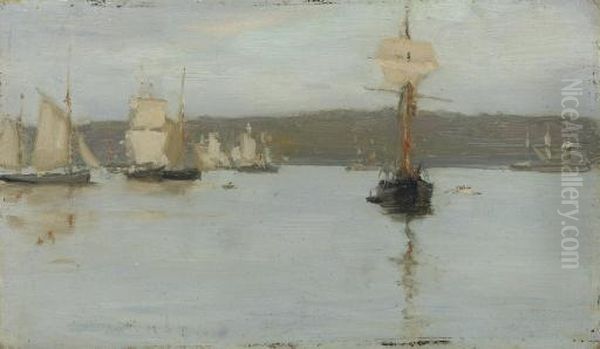 Schooners At Falmouth - view 1