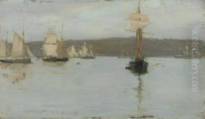 Schooners At Falmouth Schooners At Falmouth