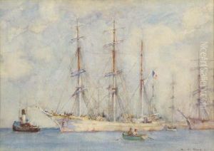 Leaving Port Carrick Roads by Henry Scott Tuke