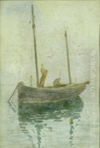 Fishermen Preparing Their Boat
