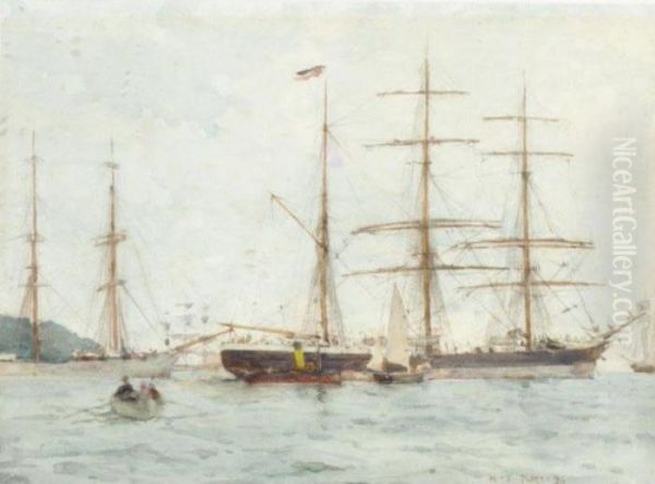 Shipping Off The Coast - view 1