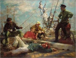 The Midday Rest by Henry Scott Tuke