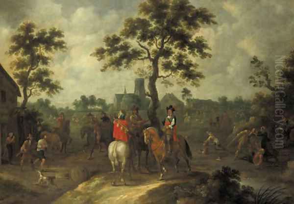 An ambush in a village - view 1