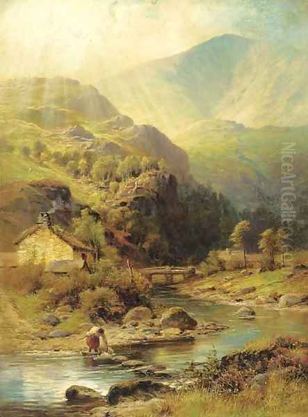 A Highland glen - view 1