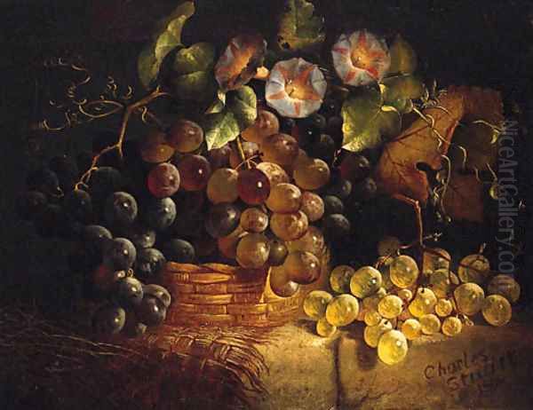 Grapes in a Basket - view 1