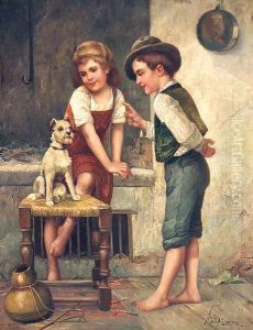 Teaching The Dog Tricks by Josef Susser