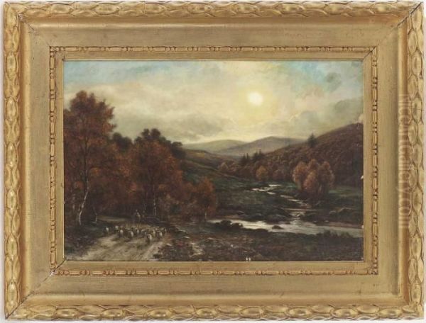Herbstliche Bachlandschaft In Den Highlands - view 1