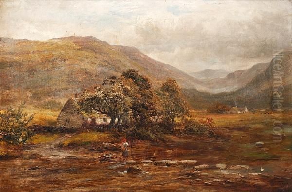 Stepping Stones On The Conway,bettws-y-coed - view 1