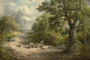 A Lane At Diseworth, Leicestershire