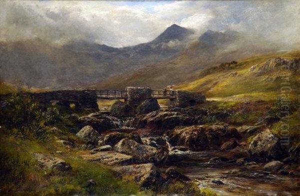 Ponty Garth, Snowdon In The Distance - view 1