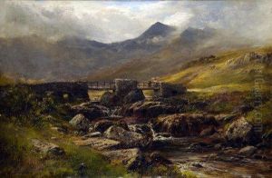 Ponty Garth, Snowdon In The Distance