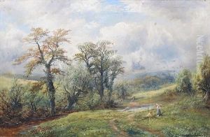 'windley Brook, Derbyshire' 
'geo. Turner', Similarly , Dated 1899, Inscribed With Title And Artist's
 Address Verso