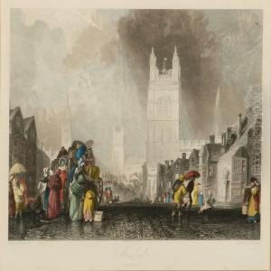 "stamford. Lincolnshire" by Joseph Mallord William Turner