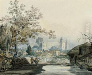 Peterborough Cathedral by Joseph Mallord William Turner