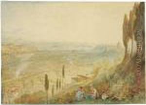 Rome From Monte Mario by Joseph Mallord William Turner