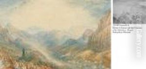 Mount Sinai, The Valley In Which The Children Of Israel Wereencamped by Joseph Mallord William Turner
