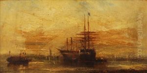 William Turner Ships Atanchor by Joseph Mallord William Turner