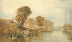 View On The River Brent, North London