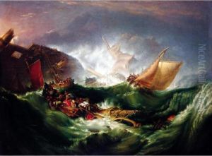 The Wreck Of A Transport Ship by Joseph Mallord William Turner