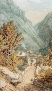 Valley Of The Nar From The Cascade Of Terni