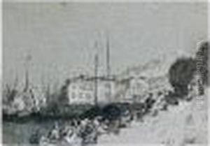 Signed L.r.: J M W T by Joseph Mallord William Turner