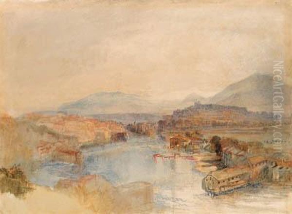 Geneva From The West, From The Junction Of The Arve And Therhone - view 1