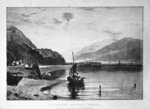 Plates From The Liber Studiorum:
Martello Tower Near Bex Hill; St. Catherine's Hill Near Guildford;
Coast Of Yorkshire; Loch Fyne And Others, By William Say by Joseph Mallord William Turner