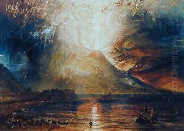 Mount Vesuvius in Eruption, 1817 - view 1