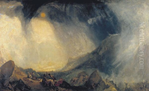 Snow Storm, Hannibal and his Army Crossing the Alps 1812 - view 1