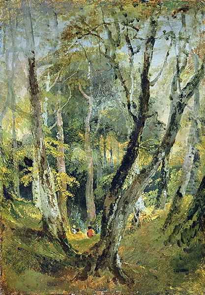 A Beech Wood with Gypsies seated in the Distance, c.1799-1801 - view 1