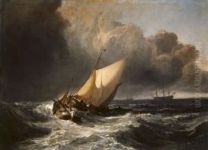 Dutch Boats in a Gale 1801